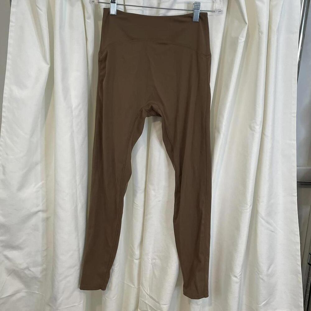 Brown high-waisted leggings size S